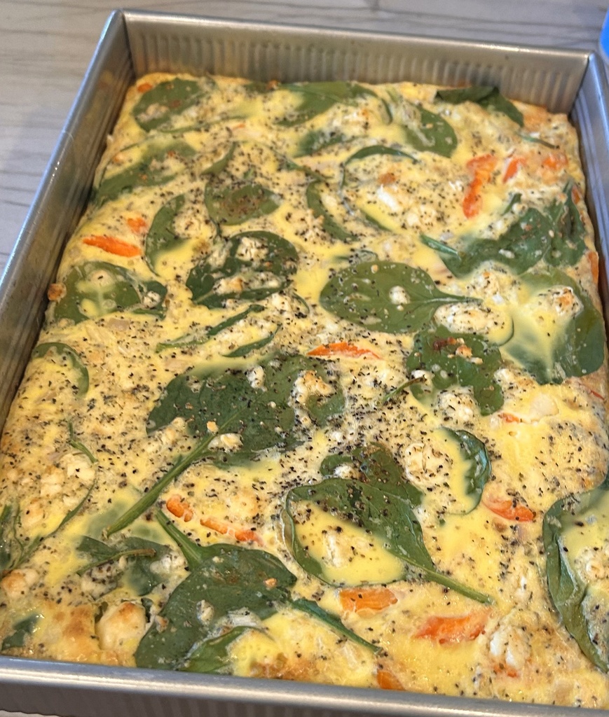 Crustless Greek Quiche