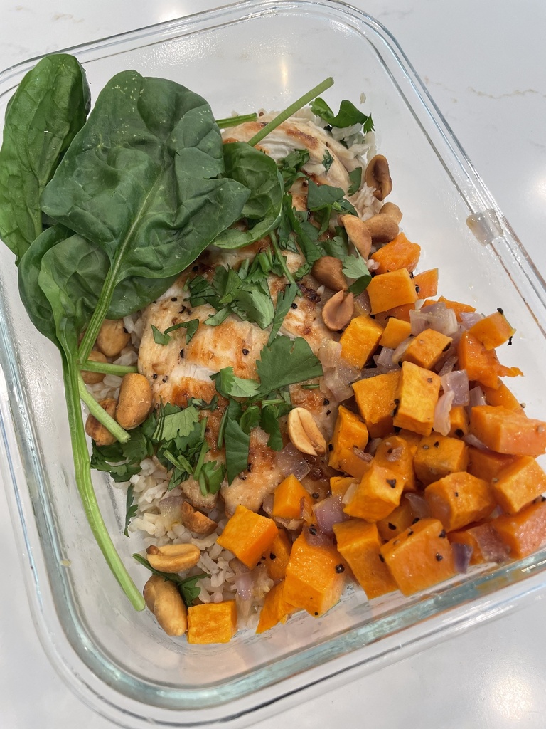 Golden Peanut Power Bowl