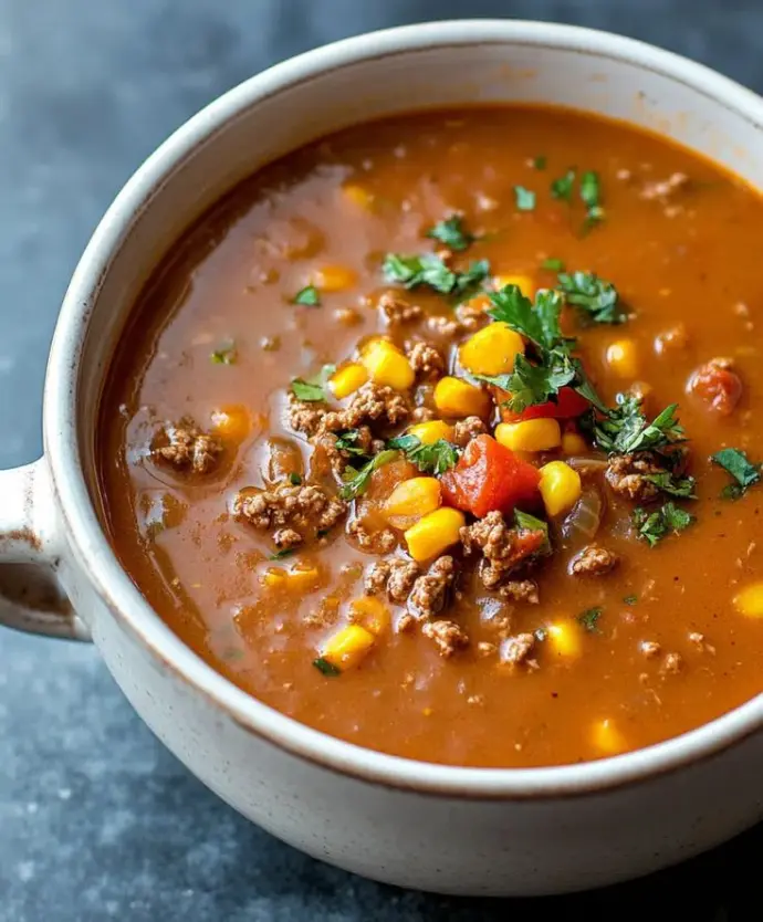 Southwest Enchilada Soup