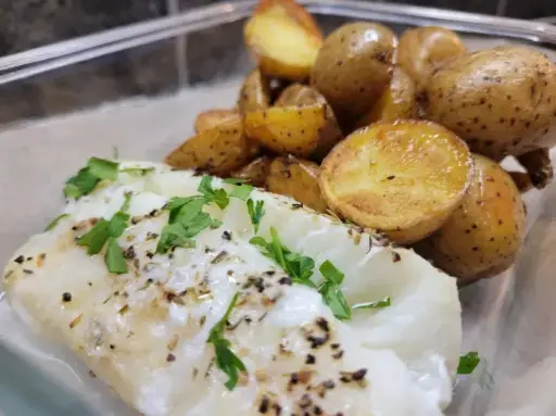 Cod With Lemon Herb Butter