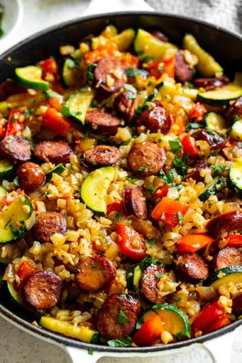 Smoked Sausage & Barley Bowl