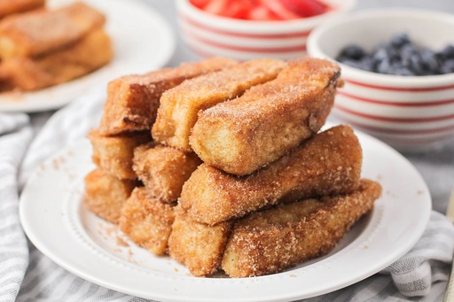 Cinnamon Crisped French Toast Sticks 