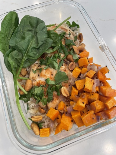 Golden Peanut Power Bowl